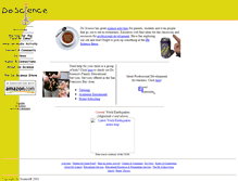 Tablet Screenshot of doscience.com